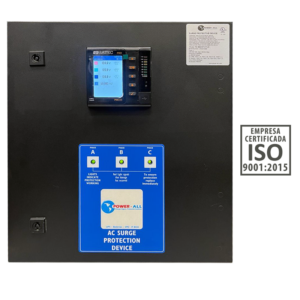 Supresor de Picos con Analizador de Redes 160kA 120/208V POWER-ALL METER PM335