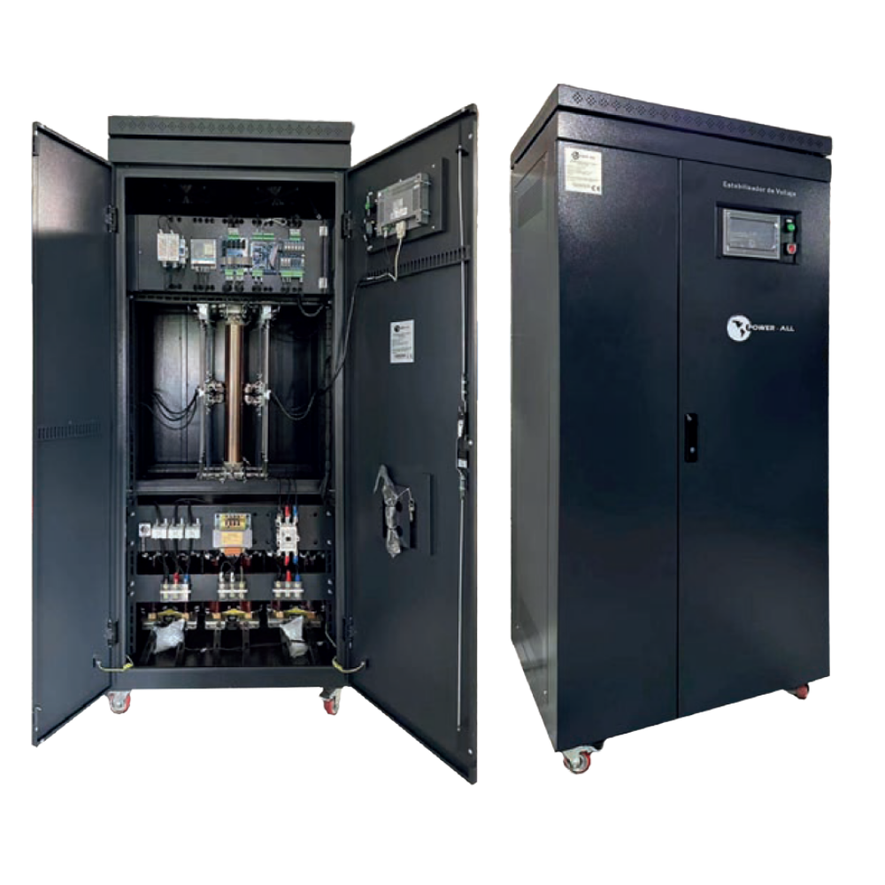 Estabilizador de Voltaje Industrial 480V 60kVA a 180kVA PA ISHV
