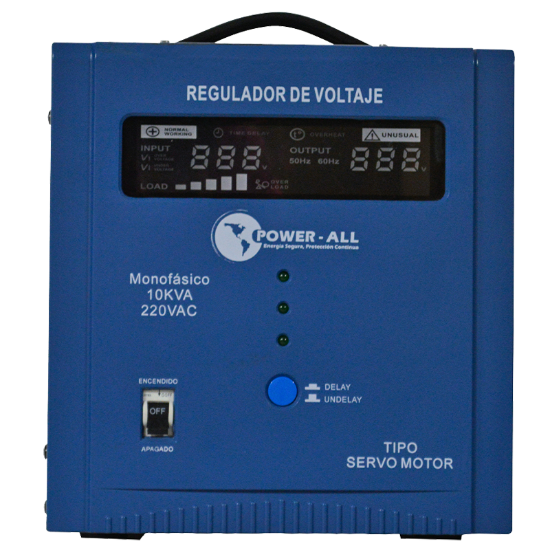 Estabilizador de Voltaje SO-HO 220V 3kVA a 15kVA PA SMS PHV